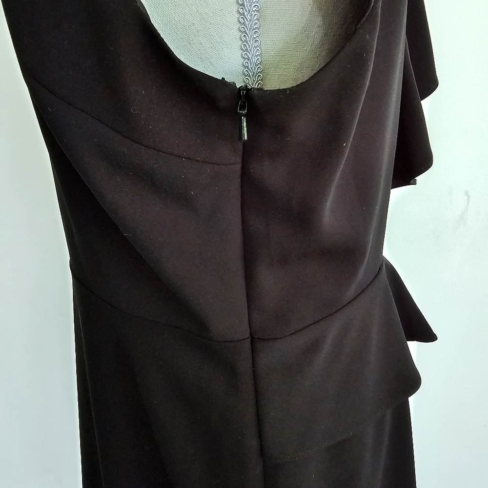 JAYGODFREY Black Ruffle Open Back Dress - Picture 7 of 11